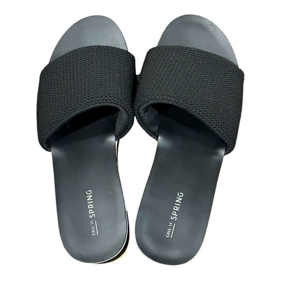 Call It Spring Larelasien Platform Slide Sandals in the Size 9 - Picture 3 of 9
